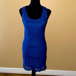 TIANA B blue lace dress